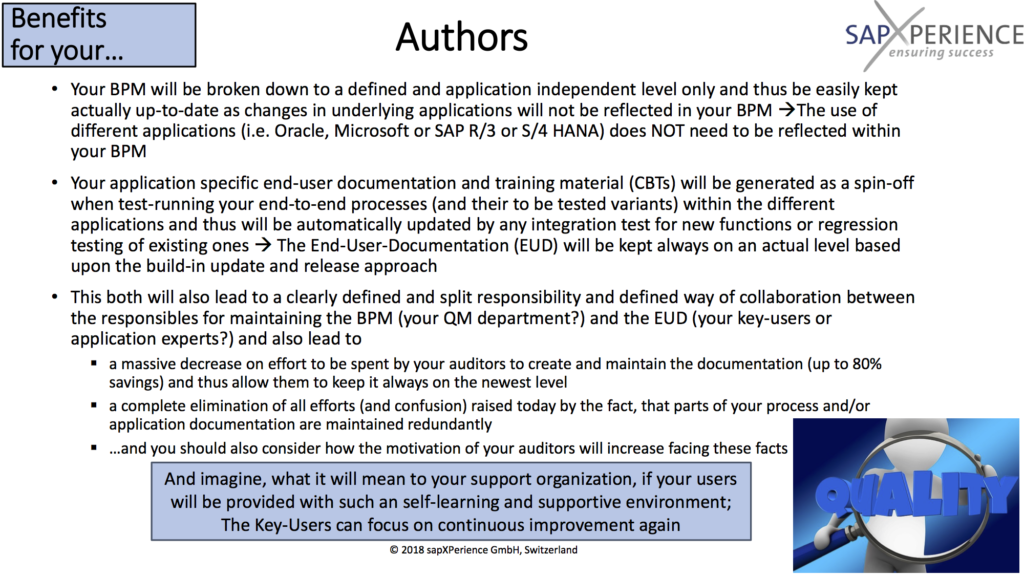 Value Increasing Documentation Authors